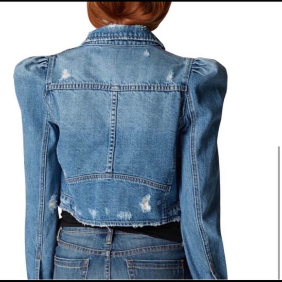 ❌SOLD❌Blank Nyc puff sleeve denim jacket - Picture 4 of 6